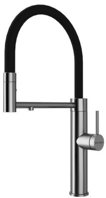 Детальное фото товара: Paulmark GANYMEDE, смеситель, брашированная сталь