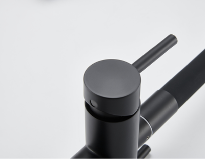 Детальное фото товара: Emar EC-3015 PVD Dark, смеситель, вороненая сталь