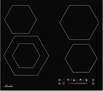 Фото товара: Monsher MHE 6012 стеклокерамическая поверхность