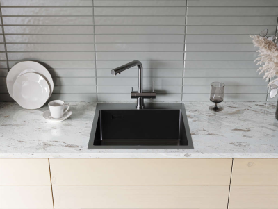 Omoikiri Akisame 51-GB, мойка, нержавеющая сталь/графит Детальное фото товара: Omoikiri Akisame 51-GB, мойка, нержавеющая сталь/графит