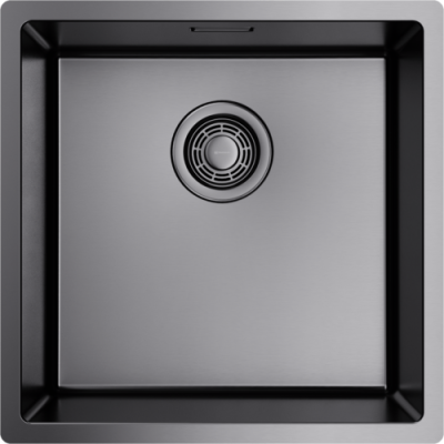 Детальное фото товара: Omoikiri Tadzava 44-U/I-Ultra-GM, мойка, вороненая сталь