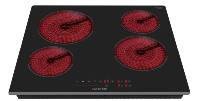 Детальное фото товара: MEFERI MEH604BK COMFORT PLUS стеклокерамическая поверхность