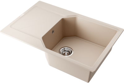 Детальное фото товара: Omoikiri Yonaka 78-LB-SA, мойка, гранит, бежевый
