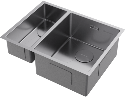 Детальное фото товара: Omoikiri Taki 58-2-U/IF IN-R, мойка, нержавеющая сталь, чаша справа