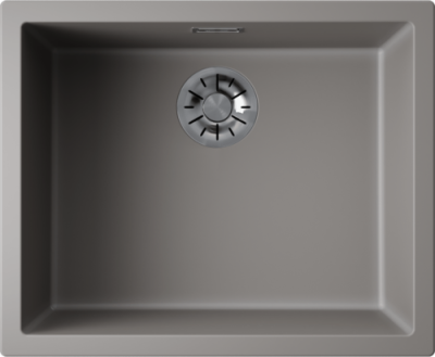 Детальное фото товара: Omoikiri Yamakawa 55-U/I-GR, мойка, керамика, leningrad grey