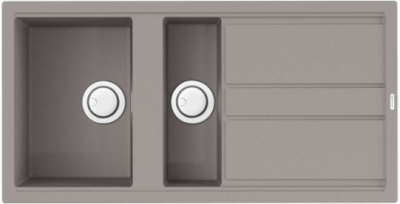 Omoikiri Kitagawa 100-2-GR, мойка, керамика, leningrad grey