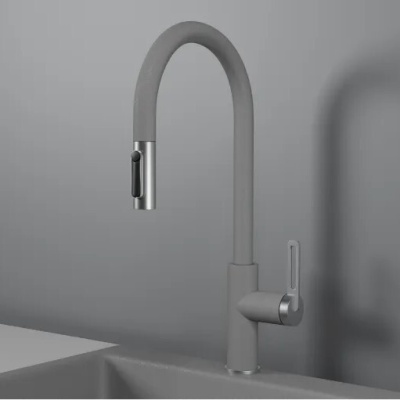 GRANULA 8168 смеситель, гранит, алюминиум