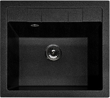 Фото товара: GranFest QUADRO GF-Q-561, мойка, мрамор, черный