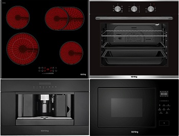 Фото товара: KORTING HK 62550 B + OKB 370 CMX + KMI 827 GN + KCM 9200 BG