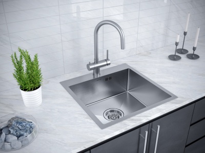 Детальное фото товара: Paulmark KRONER 59, мойка, нержавеющая сталь