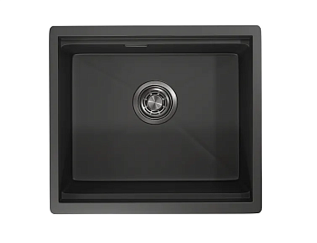 Фото товара: GRANULA 5045U, мойка, нержавеющая сталь, черный матовый