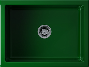 Фото товара: Omoikiri Mikura 61-RG Glossy, мойка, керамика, royal green