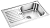 Фото товара: Oulin OL-101Y, мойка, нержавеющая сталь