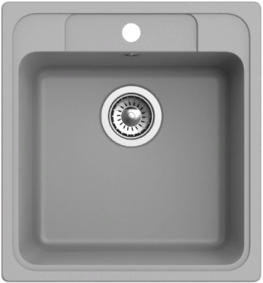Детальное фото товара: Ewigstein Elegant E- 50, мойка, гранит, серый металлик