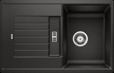 Blanco Zia 45S, мойка, гранит, черный