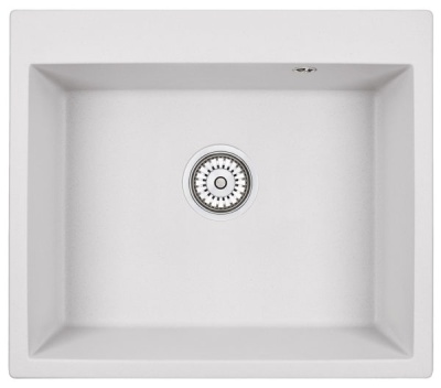 GRANULA 6001 мойка, гранит, арктик (белый)