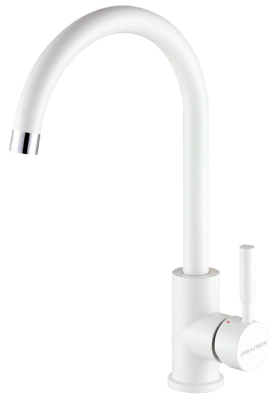 Детальное фото товара: Paulmark HOLSTEIN, смеситель, белый матовый