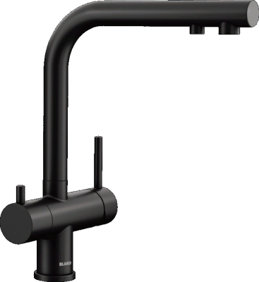 Детальное фото товара: Blanco Fontas II, смеситель, черный матовый