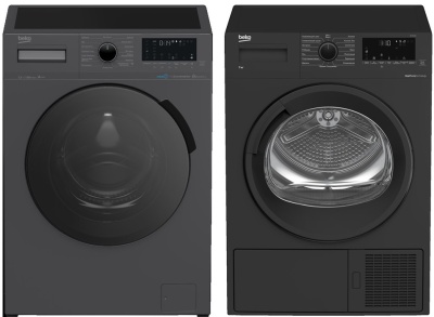 Детальное фото товара: Beko стирка WSPE7H616A + сушка DF7412GB