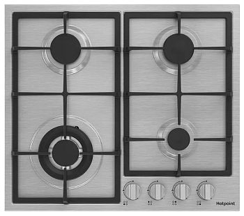 Фото товара: Hotpoint HGMT 642 W IX газовая поверхность