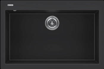 Фото товара: KUCHENSTERN OBEN 80, мойка, гранит, черный