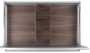 Фото товара: Tecnoinox вставка для столовых приборов Fineline 90, B50 Legrabox для высокого ящика, темный орех