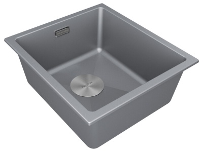 Детальное фото товара: Paulmark LUMI 41UNI, мойка, гранит, серый металлик