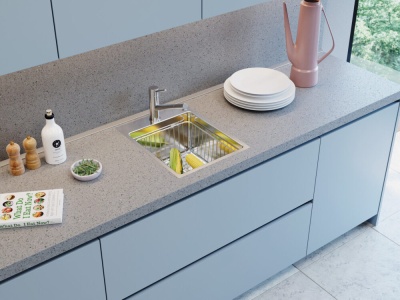 Детальное фото товара: Omoikiri Amadare 39-IN, мойка, нержавеющая сталь