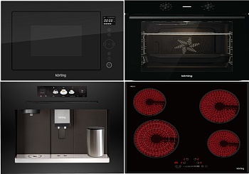 Фото товара: KORTING HK 63500 B + OKB 2820 EN + KMI 825 TGN + KCM 9830 BCG