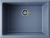 Omoikiri Okinoshima 61-U/I-SB, мойка, керамика, smoky blue Детальное фото товара: Omoikiri Okinoshima 61-U/I-SB, мойка, керамика, smoky blue