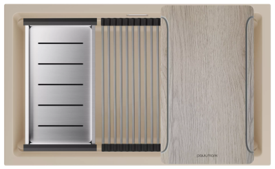Paulmark LUMI-MULTI SINK 74 UNI, мойка, гранит, латте