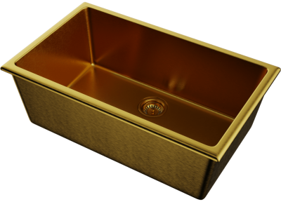 Детальное фото товара: Omoikiri Okinoshima 76-U/I-G Matt, мойка, керамика, золото