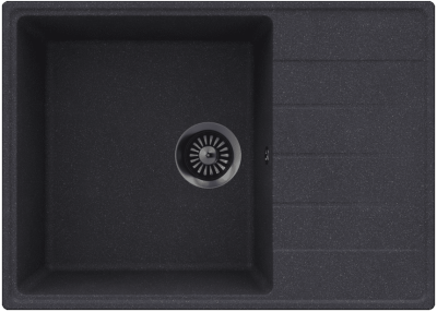 Детальное фото товара: Maunfeld Lacrima 700 MFQS-700DGR, мойка, гранит, темно-серый