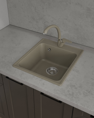 Детальное фото товара: ЭкоМ 4248, мойка, гранит, песочный