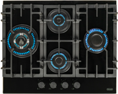 Детальное фото товара: DeLonghi GABRIELLA 6GW NB газовая поверхность