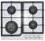 MEFERI MGH604WH GLASS COMFORT Детальное фото товара: MEFERI MGH604WH GLASS COMFORT газовая поверхность