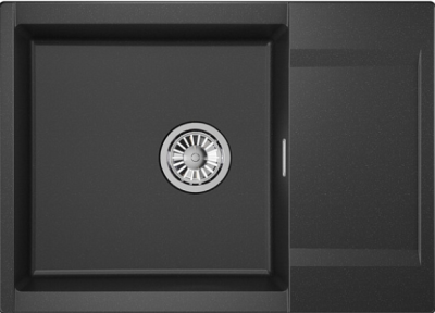 Детальное фото товара: GRANULA ES-7003 мойка, гранит, черный