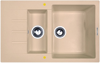 Zigmund & Shtain RECHTECK 775.2, мойка, топленое молоко Фото товара: Zigmund & Shtain RECHTECK 775.2, мойка, топленое молоко