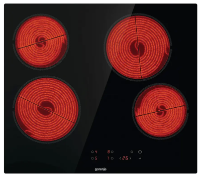 Детальное фото товара: Gorenje ECT641BSCE стеклокерамическая поверхность