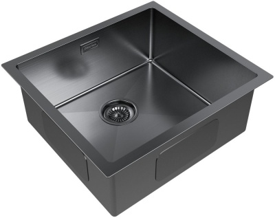 Детальное фото товара: Paulmark GERBERG 48 UNI, мойка, нержавеющая сталь, вороненая сталь