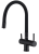Emar EC-3015 Black, смеситель, черный Детальное фото товара: Emar EC-3015 Black, смеситель, черный