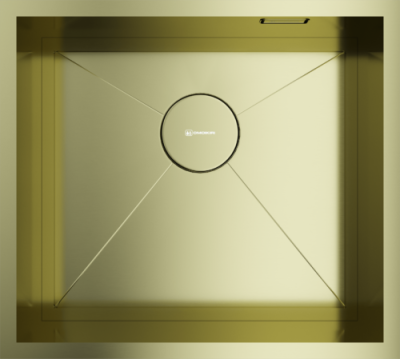 Детальное фото товара: Omoikiri Kasen 49-16 INT LG, мойка, нержавеющая сталь/светлое золото