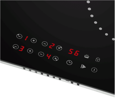 Детальное фото товара: Maunfeld CVCE594PBK стеклокерамическая поверхность