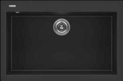 KUCHENSTERN OBEN 80, мойка, гранит, черный
