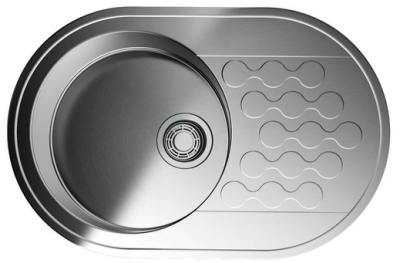 Omoikiri Kasumigaura 77-IN, мойка, нержавеющая сталь