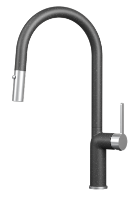 Детальное фото товара: GRANULA 9010 смеситель, гранит, черный