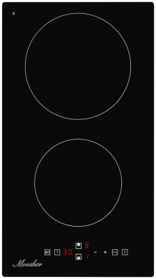 Детальное фото товара: Monsher MHE 33 стеклокерамическая поверхность