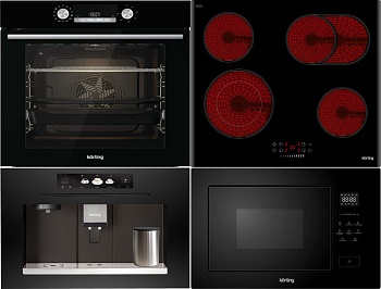 Фото товара: KORTING HK 62550 B + OKB 8931 CESN + KMI 827 GN + KCM 9830 BCG