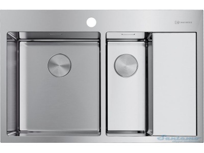 Omoikiri Akisame 78-2-IN-L, мойка, нержавеющая сталь, чаша слева