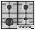 Фото товара: Korting HG 674 CTSI газовая поверхность